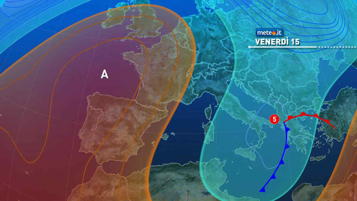 Meteo 15 dicembre: aria fredda sull'Italia, al Centro-Sud ancora pioggia e neve. Le previsioni