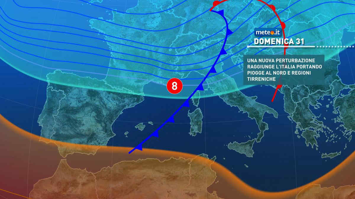 Meteo, piogge a San Silvestro. La notte che ci porterà nel 2024 sarà mite