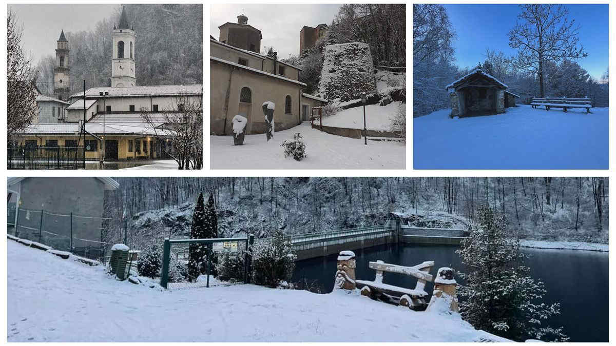 Piemonte, neve in diverse città: la situazioni, le ultime news e alcune immagini