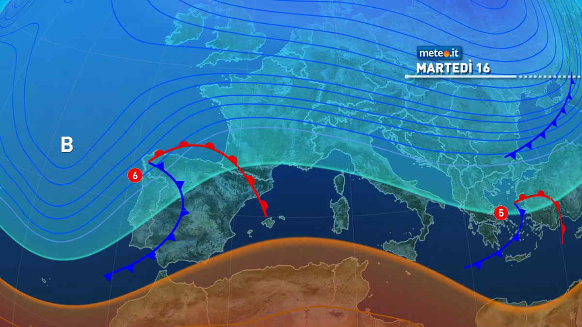 Meteo: martedì 16 aria artica su parte dell'Italia! Mercoledì 17 torna la neve