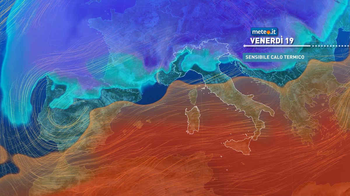 Meteo: nel weekend freddo e molte piogge. Neve in Appennino: la tendenza