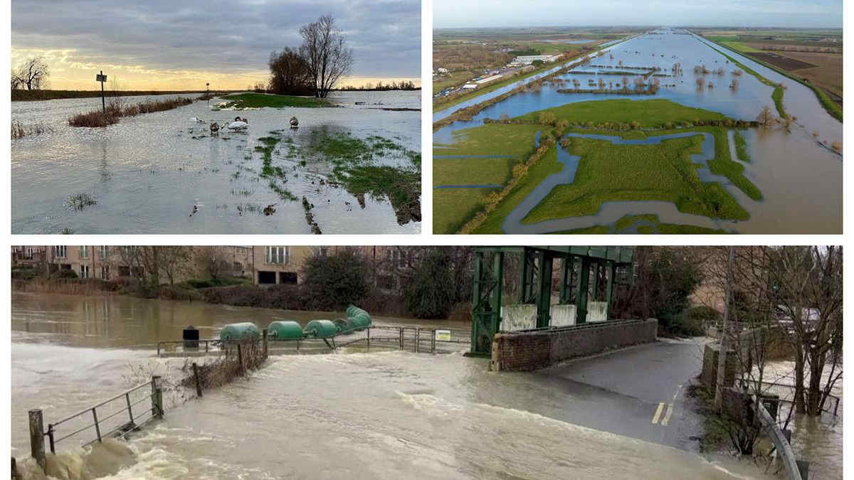 Maltempo in Europa: alluvione in Inghilterra, le esondazioni nel Cambridgeshire - Video
