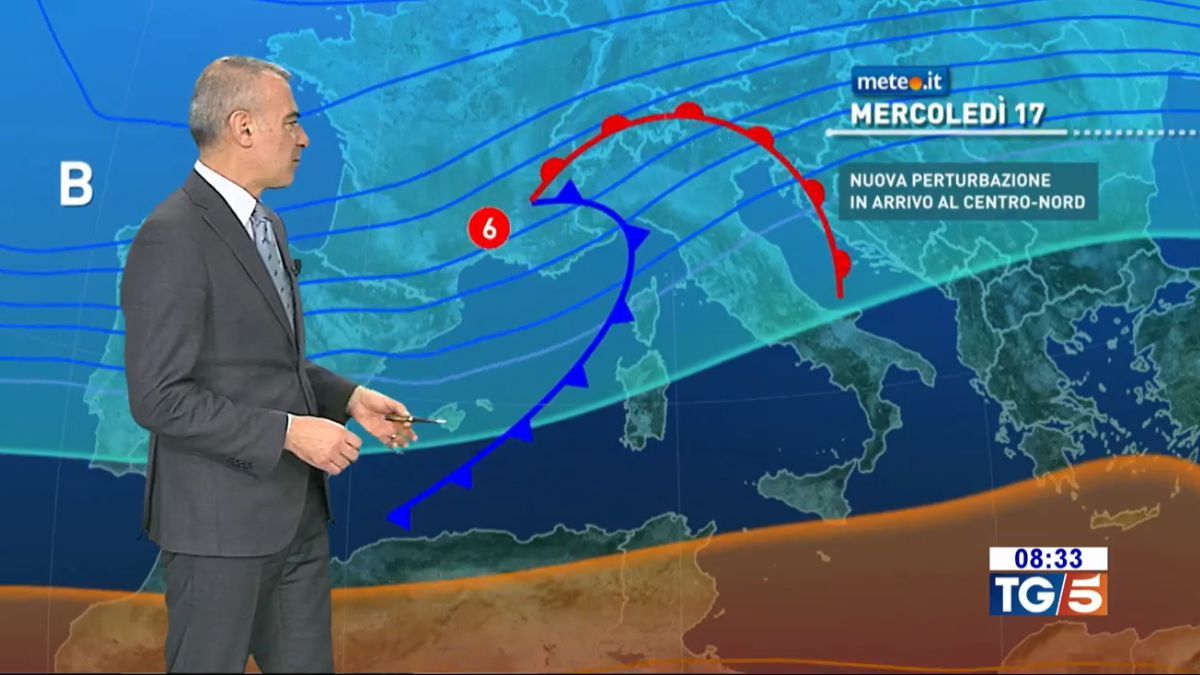 Meteo: oggi (16 gennaio) poche piogge. Mercoledì 17 maltempo e neve: i dettagli