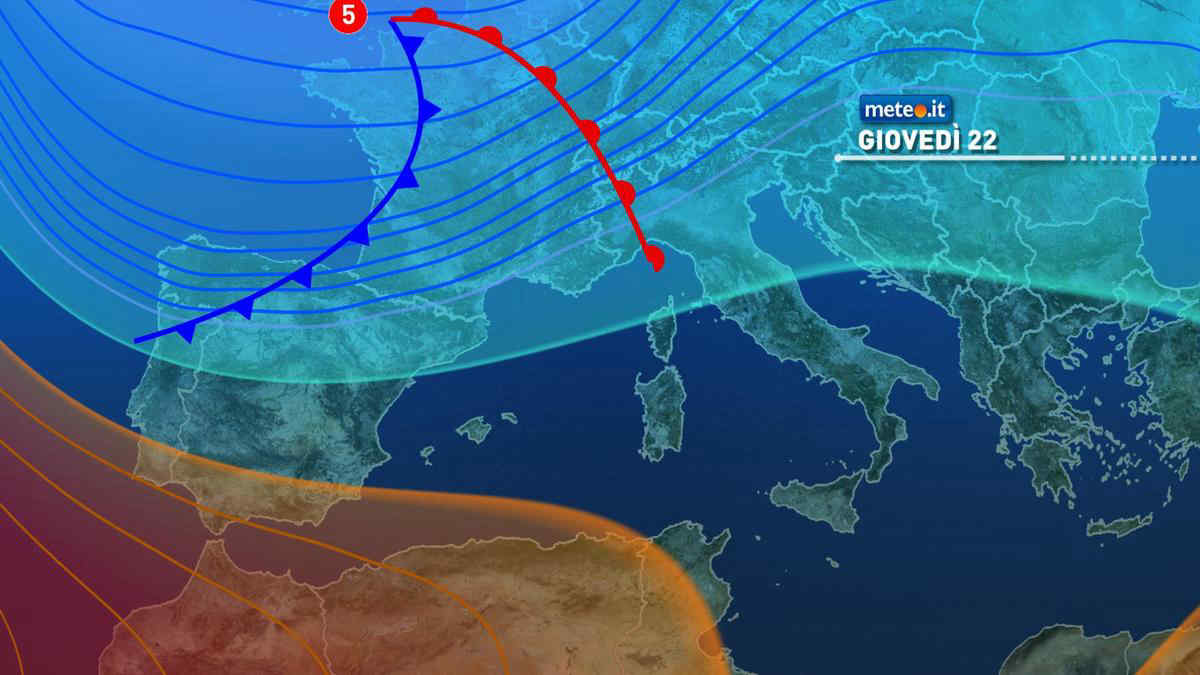 Meteo, dal 22 febbraio tornano piogge, vento e neve: le previsioni