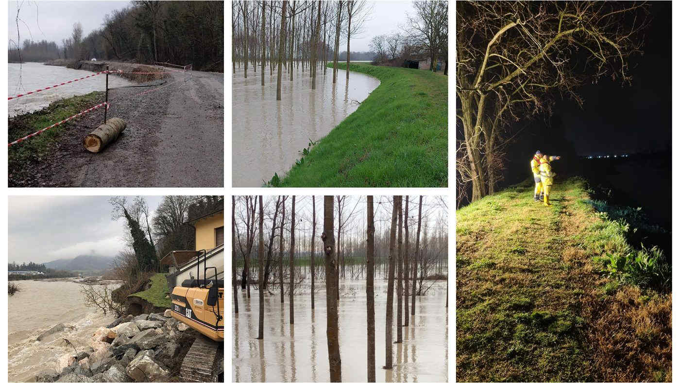 Maltempo in Emilia Romagna: la situazione dei fiumi che sono sorvegliati speciali