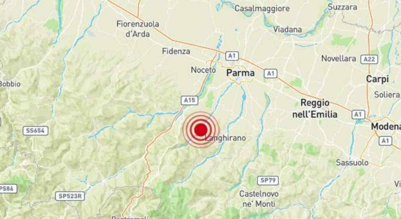 Terremoto vicino Parma: due scosse magnitudo 3.0 e 4.3