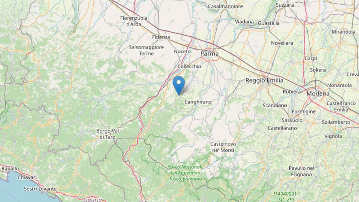 Terremoto a Parma oggi, scossa di magnitudo 3.8 con epicentro a Calestano