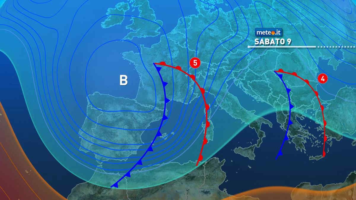 Weekend con pioggia e neve, rischio di forte maltempo! Le previsioni meteo per il 9 e 10 marzo