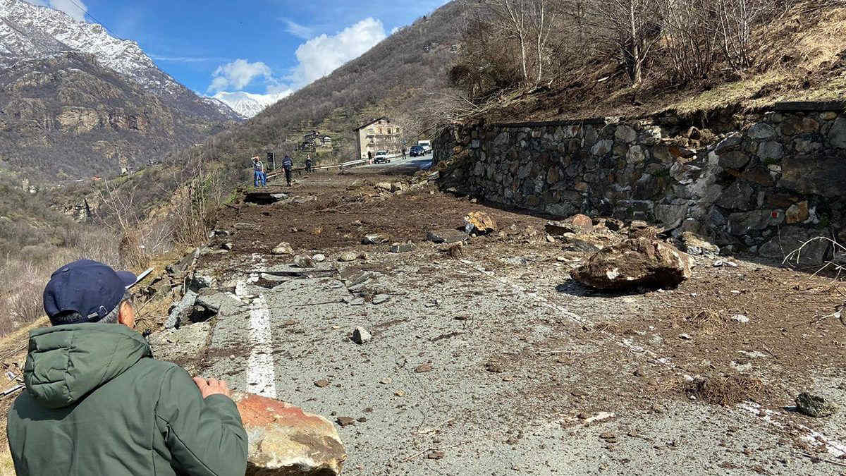Maltempo Valle d’Aosta: disastrosa frana, la situazione e le immagini