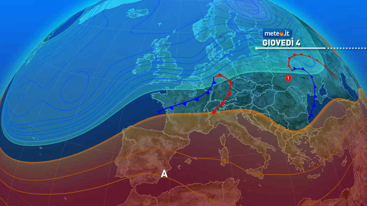 Meteo, da giovedì 4 aprile alta pressione e temperature in crescita