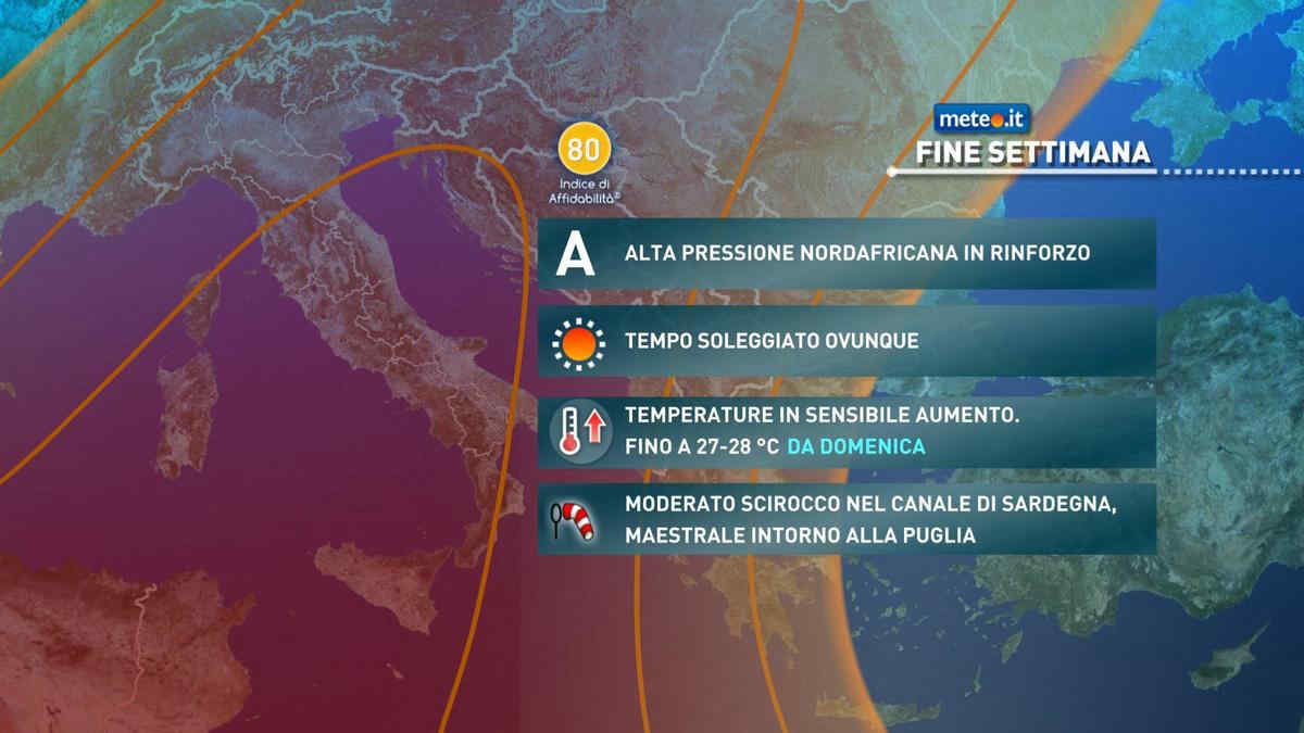 Meteo, weekend del 6-7 aprile con caldo anomalo: temperature da giugno