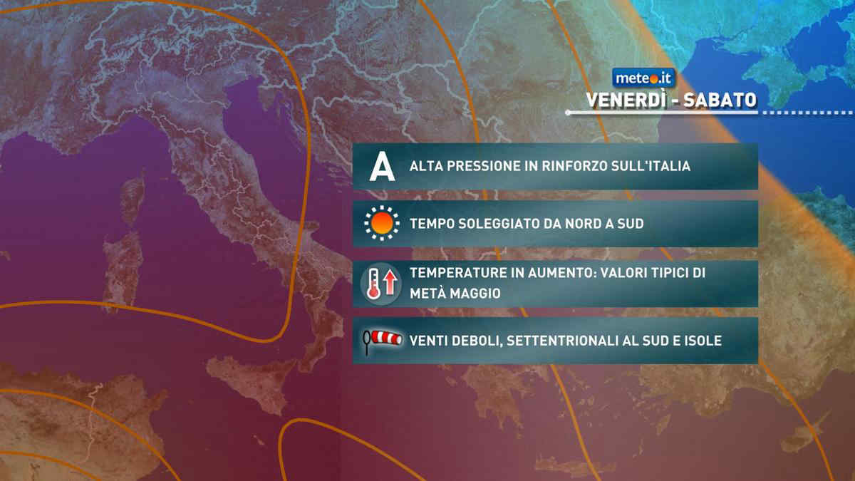 Meteo, caldo anomalo in arrivo: nel weekend si sfioreranno i 30 gradi