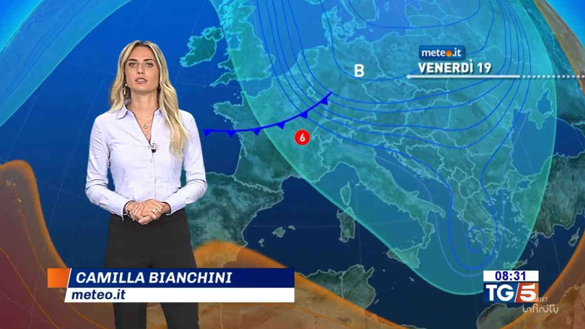 Vortice ciclonico sull'Italia: pioggia e neve, con vento forte e aria fredda. Le previsioni dal 19 aprile