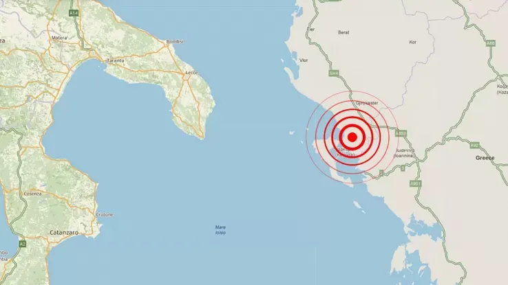 Grecia, terremoto di magnitudo 4.5 avvertito anche in Italia