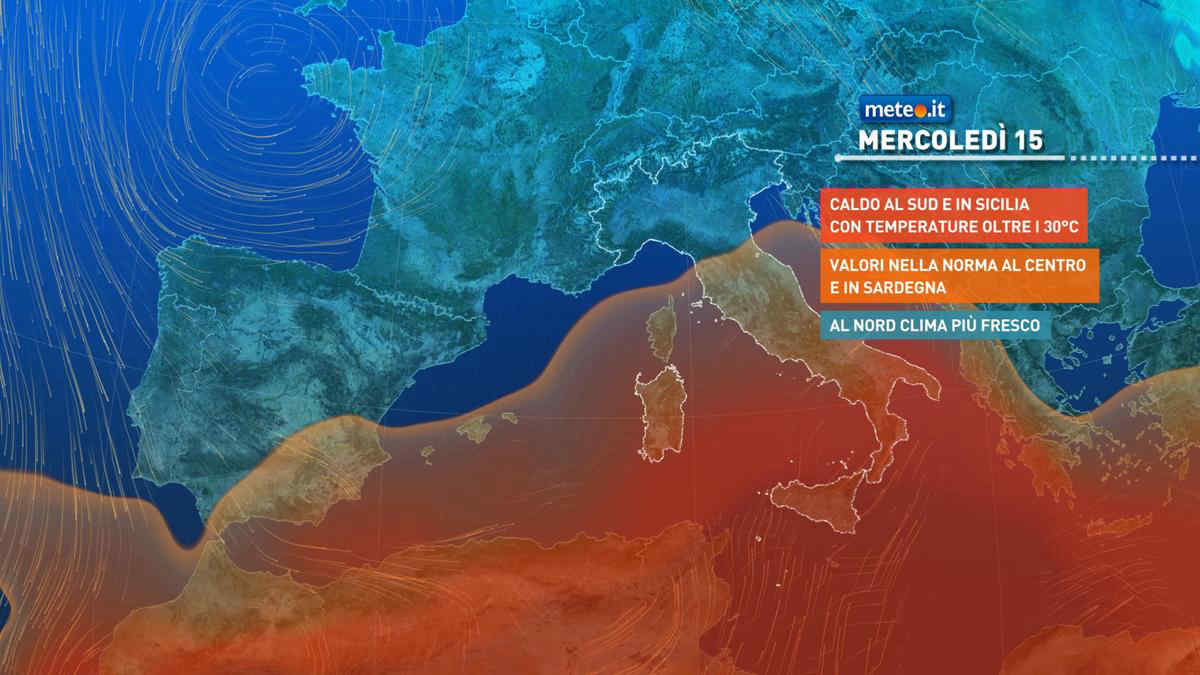 Meteo: a metà settimana Italia tra intenso maltempo e caldo estivo!