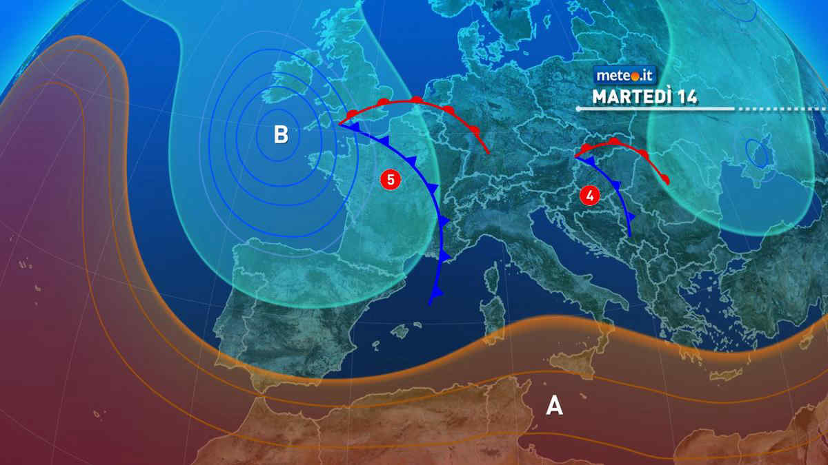 Meteo, maltempo in intensificazione: possibili nubifragi e allagamenti! Le previsioni dal 14 maggio