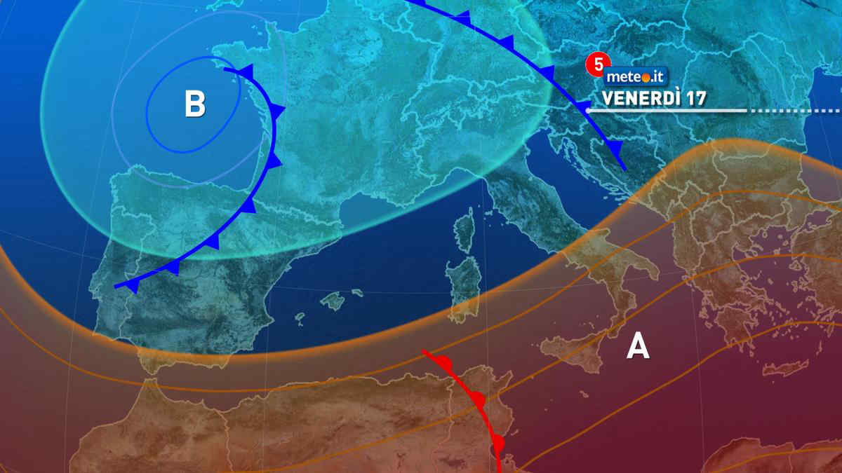 Meteo, venerdì 17 migliora al Nord. Sole e caldo anomalo insistono al Sud