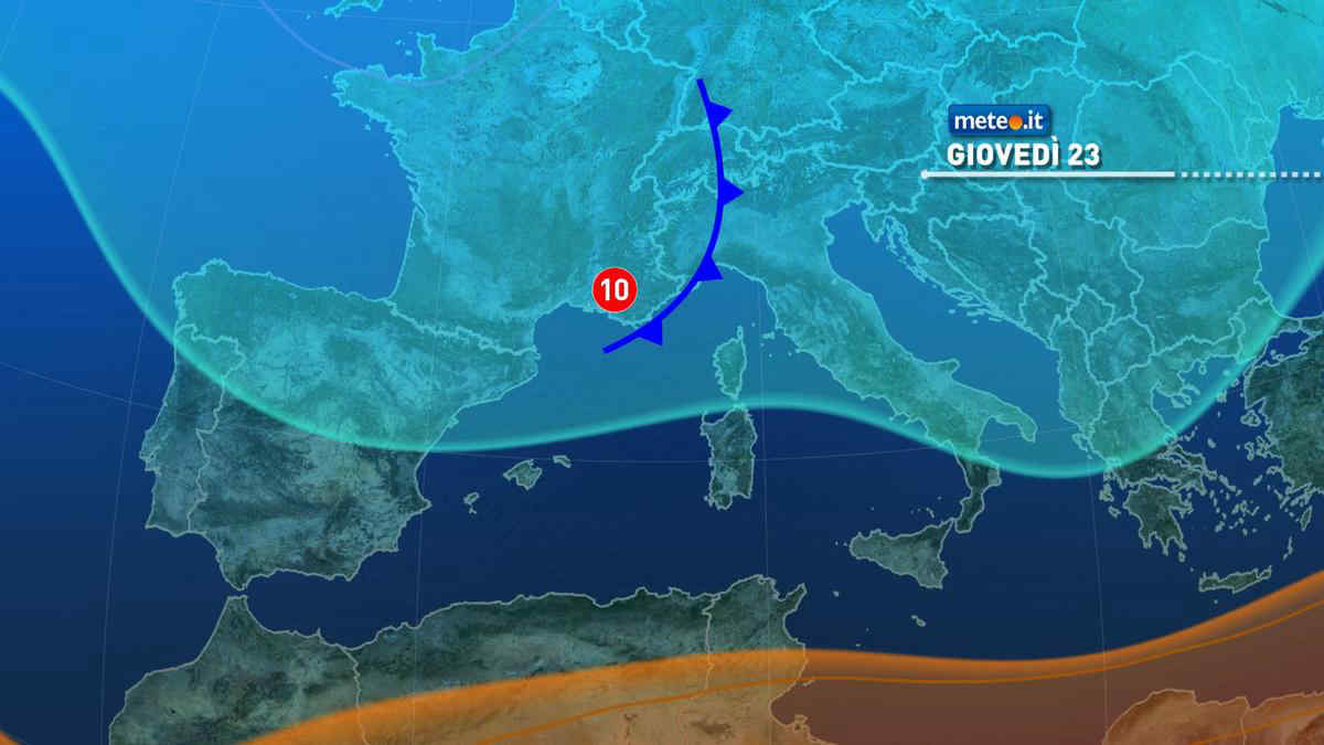 Maltempo senza sosta: giovedì 23 nuova perturbazione in arrivo