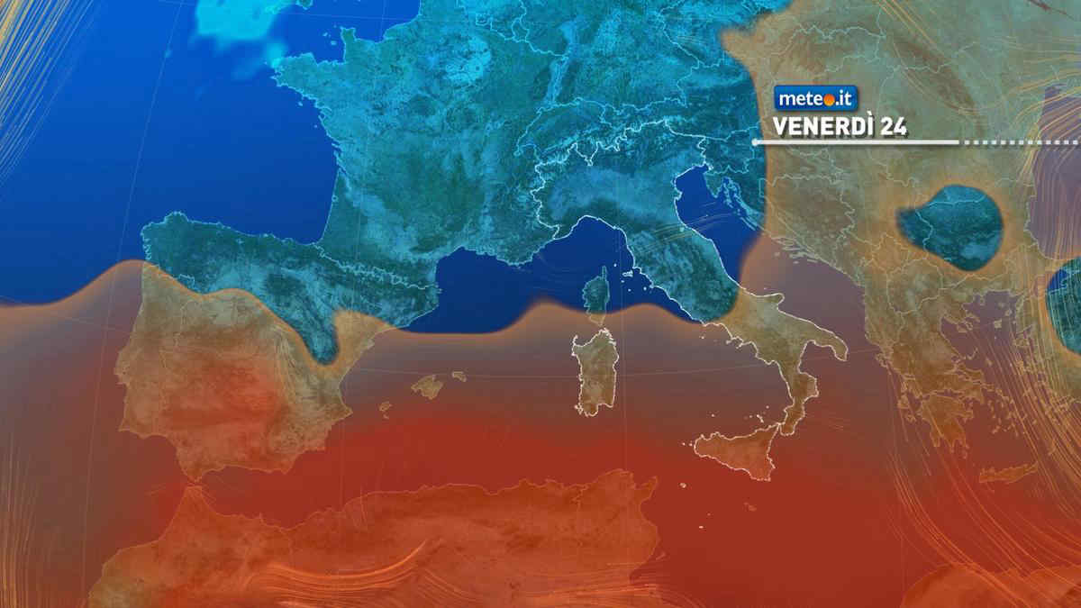 Meteo: venerdì 24 maggio ancora  piogge al Nord. Sabato 25 anche al Sud