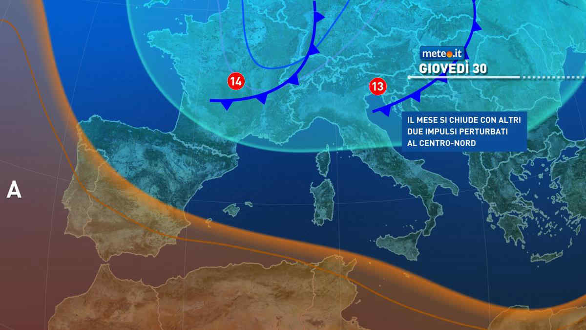 Meteo: fine maggio con maltempo e possibili nubifragi. Ecco dove