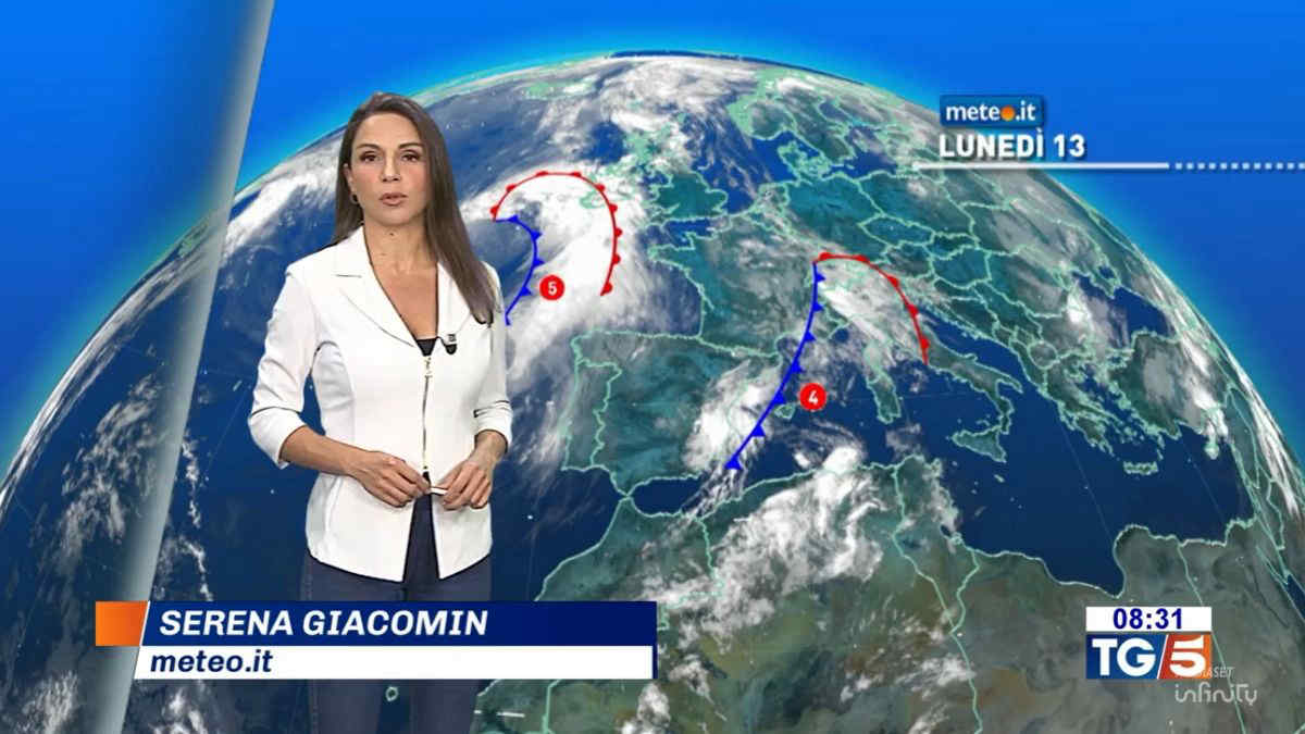 Meteo 13 maggio: Italia divisa in due tra maltempo e caldo anomalo