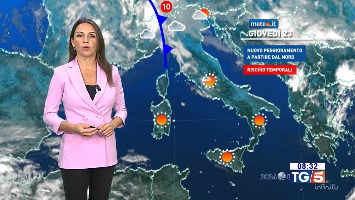 Meteo: 23 maggio con rischio temporali al Nord. Le zone interessate