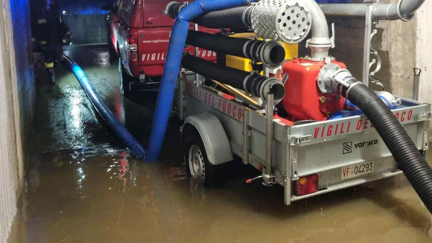 Maltempo al Nord: allagamenti e allerta per i fiumi in Lombardia, Veneto ed Emilia