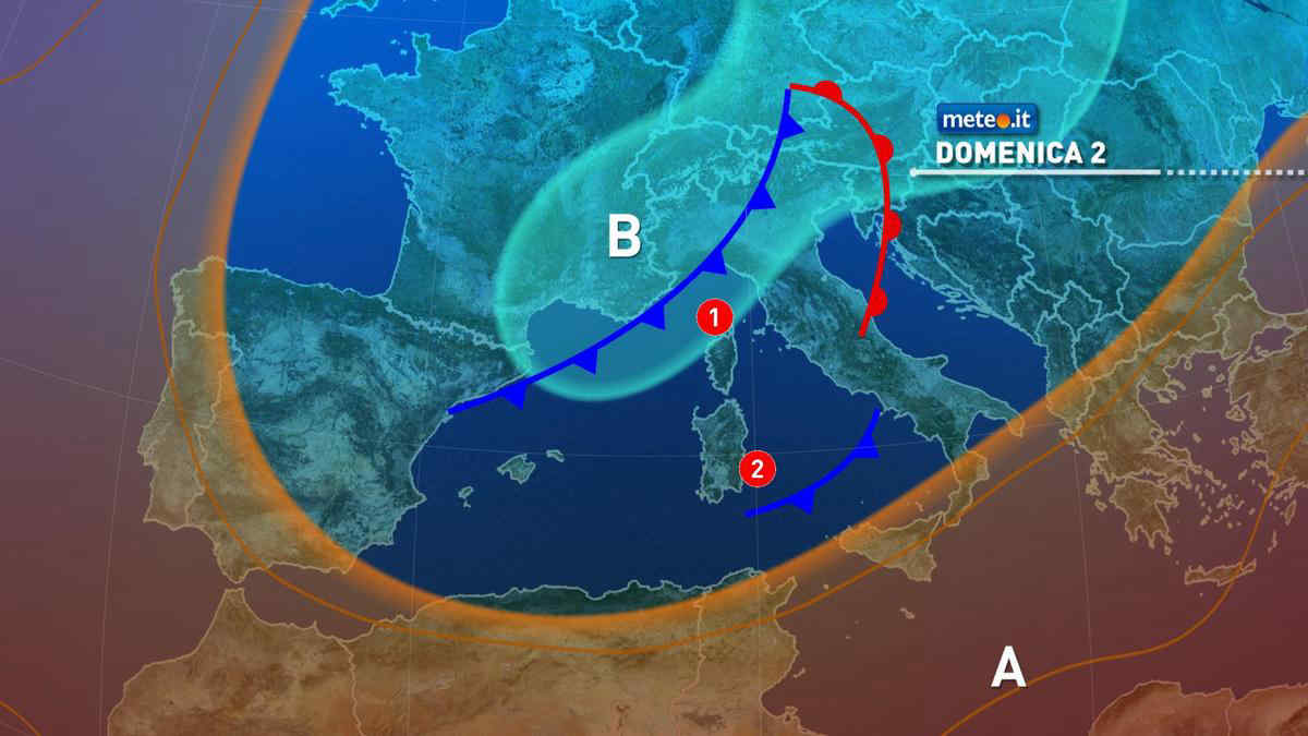 Meteo: 2 giugno con rovesci e temporali sparsi. Ecco dove