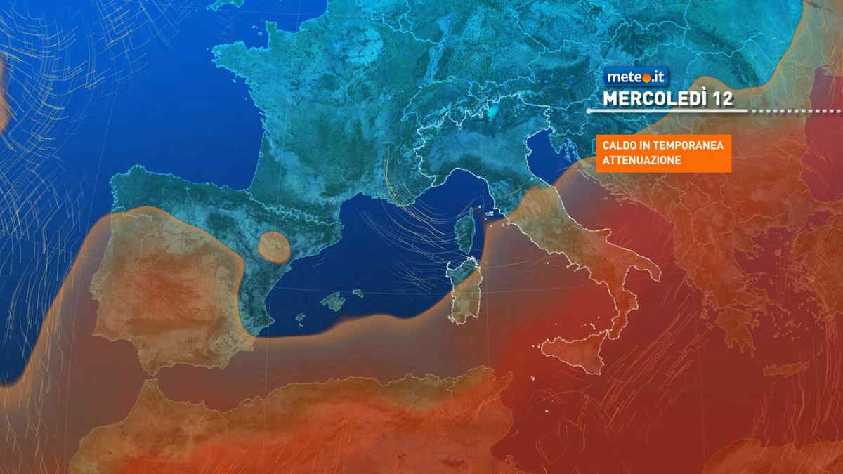 Meteo, dal 12 giugno Italia divisa tra temporali e caldo intenso: la tendenza