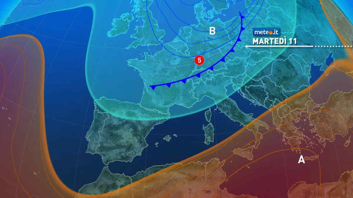 Meteo, 11-12 giugno a rischio nubifragi per il Nord, caldo al Sud