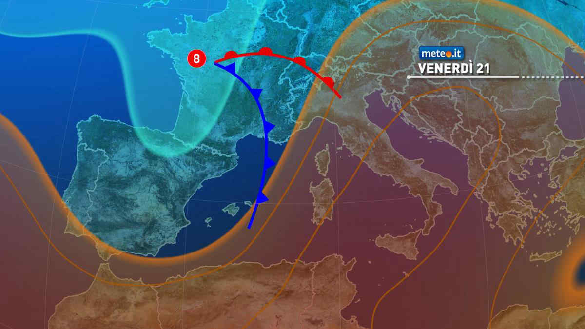 Meteo, peggiora al Nord: rischio di grandine e nubifragi, al Centro-Sud insiste il caldo africano