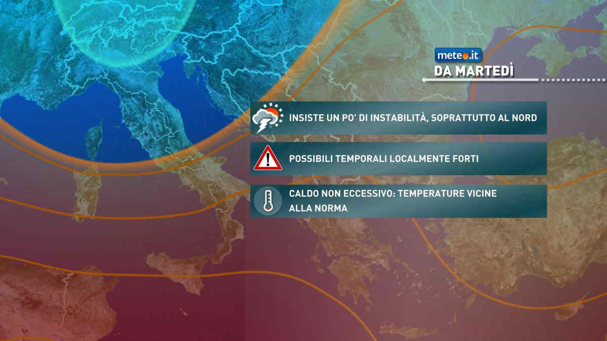 Meteo, vortice sull'Italia ad inizio settimana: tempo instabile fino a mercoledì 26