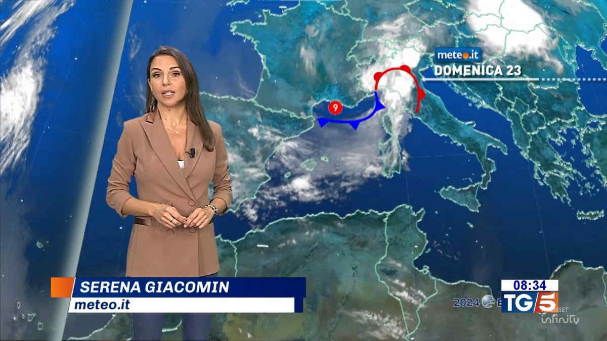 Meteo, vortice instabile spegne il grande caldo: domenica 23 rischio temporali intensi