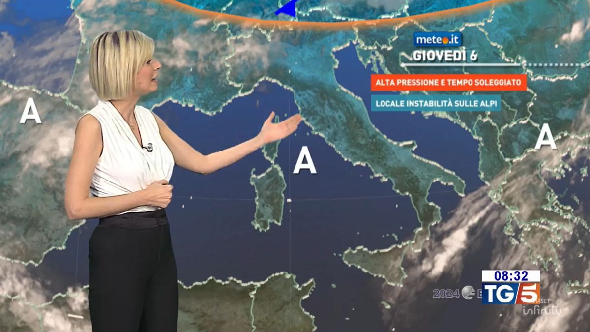 Meteo 6 giugno: alta pressione e assaggio d'estate! Fino a quando?