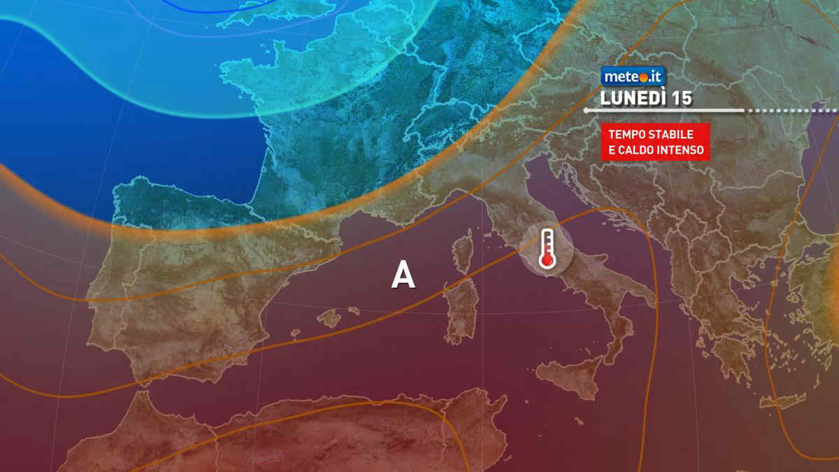 Meteo: Italia caldissima anche settimana prossima, punte oltre i 40 gradi. Quanto durerà? La tendenza da lunedì 15