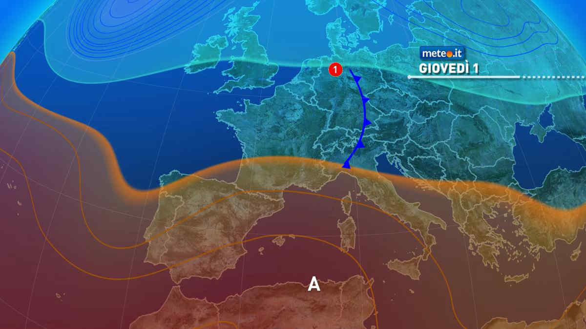 Meteo: giovedì 1 agosto caldo e afa! Temporali e grandine in arrivo