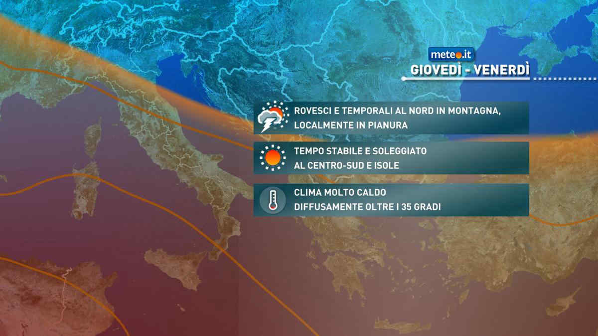 Meteo: agosto al via con caldo intenso ovunque! Lieve calo nel weekend: i dettagli