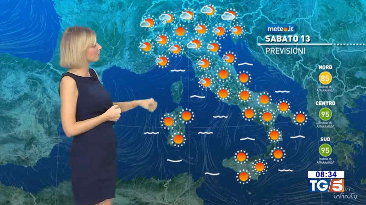 Meteo weekend, dopo i nubifragi migliora al Nord. Caldo intenso al Sud