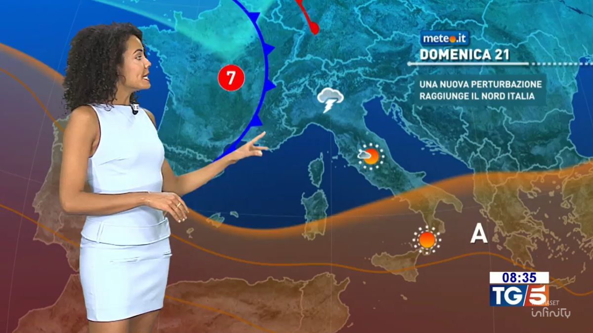 Meteo: caldo afoso al Centro-Sud, in attenuazione al Nord. Domenica 21 luglio forte maltempo: ecco dove