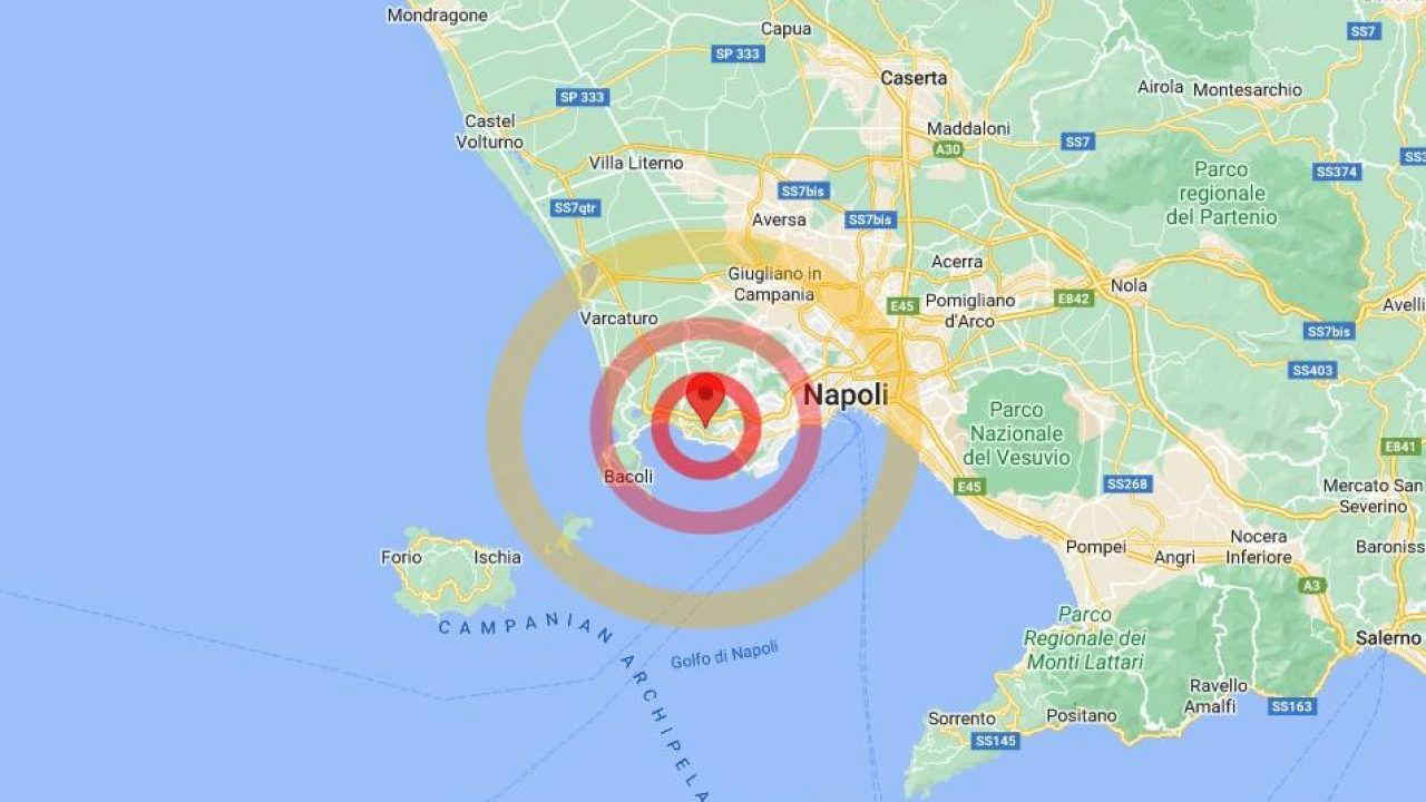 Terremoto a Napoli: nuova scossa di magnitudo 3.2 ai Campi Flegrei