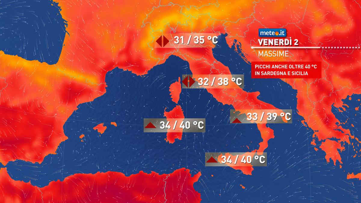 Meteo 2 agosto: Anticiclone in pausa al Nord. Temporali e rischio grandine