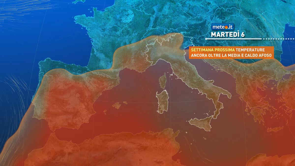 Meteo: caldo meno intenso nel weekend ma sarà solo una parentesi! La tendenza