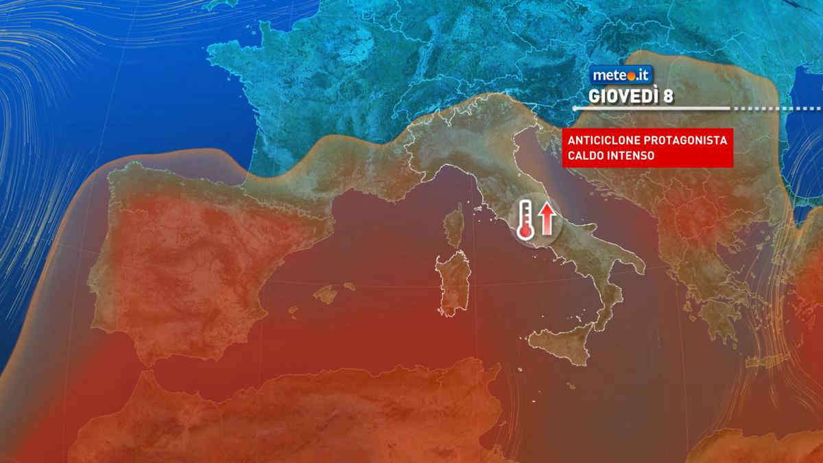 Meteo, torna ad aumentare il caldo: la tendenza fino alla settimana di Ferragosto