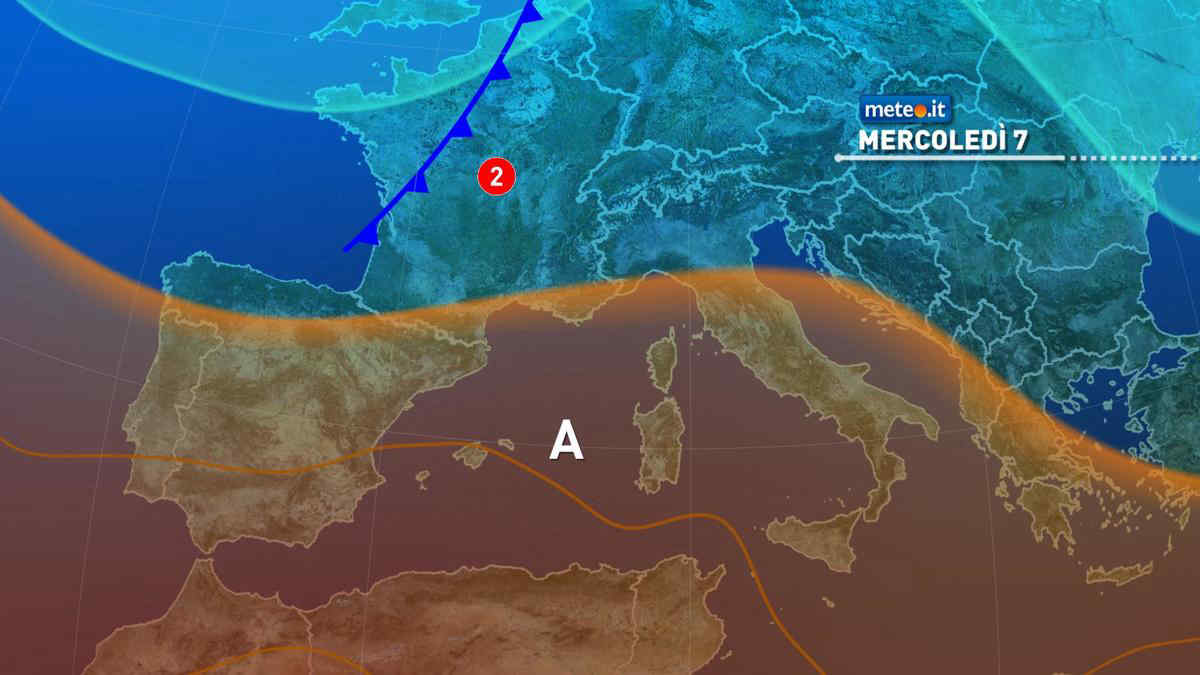 Meteo: 6 e 7 agosto con temporali e caldo via via più intenso