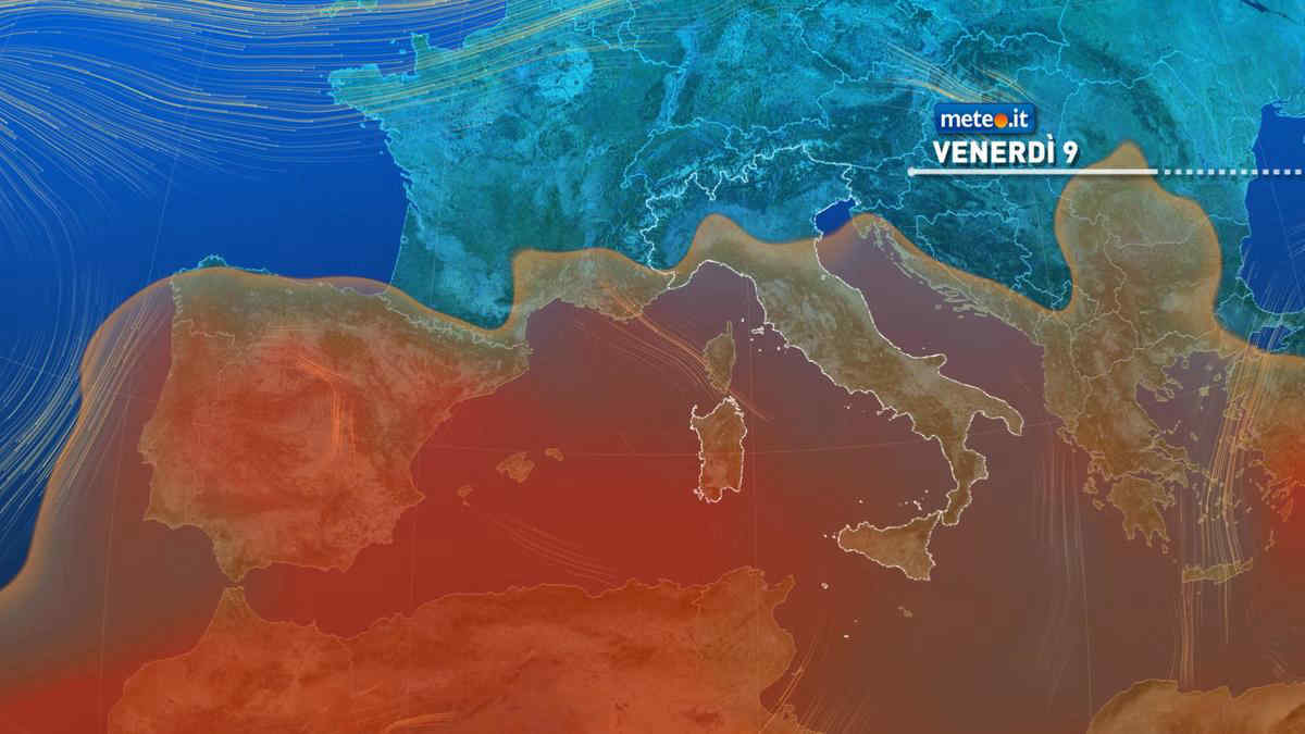 Meteo: da venerdì 9 agosto clima rovente! La calura andrà avanti fino a Ferragosto?