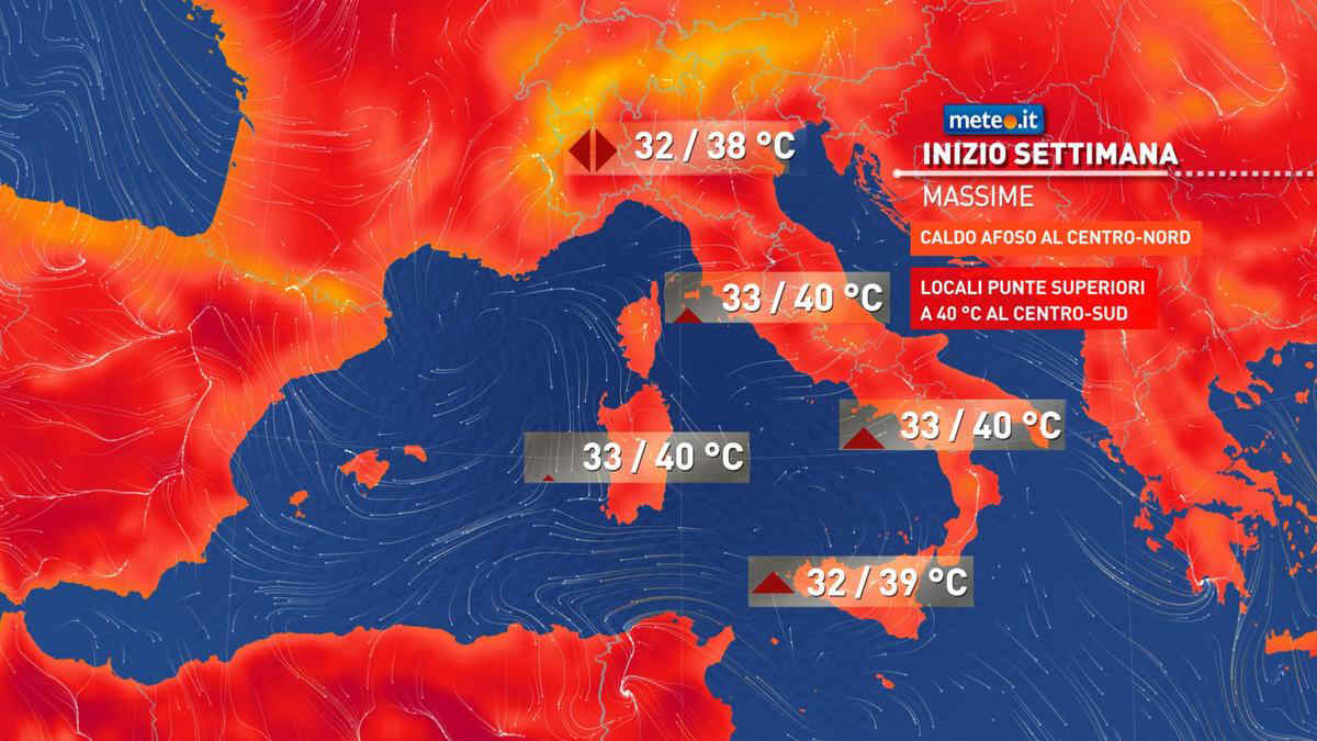 Meteo 12 agosto: verso Ferragosto con caldo africano e notti tropicali