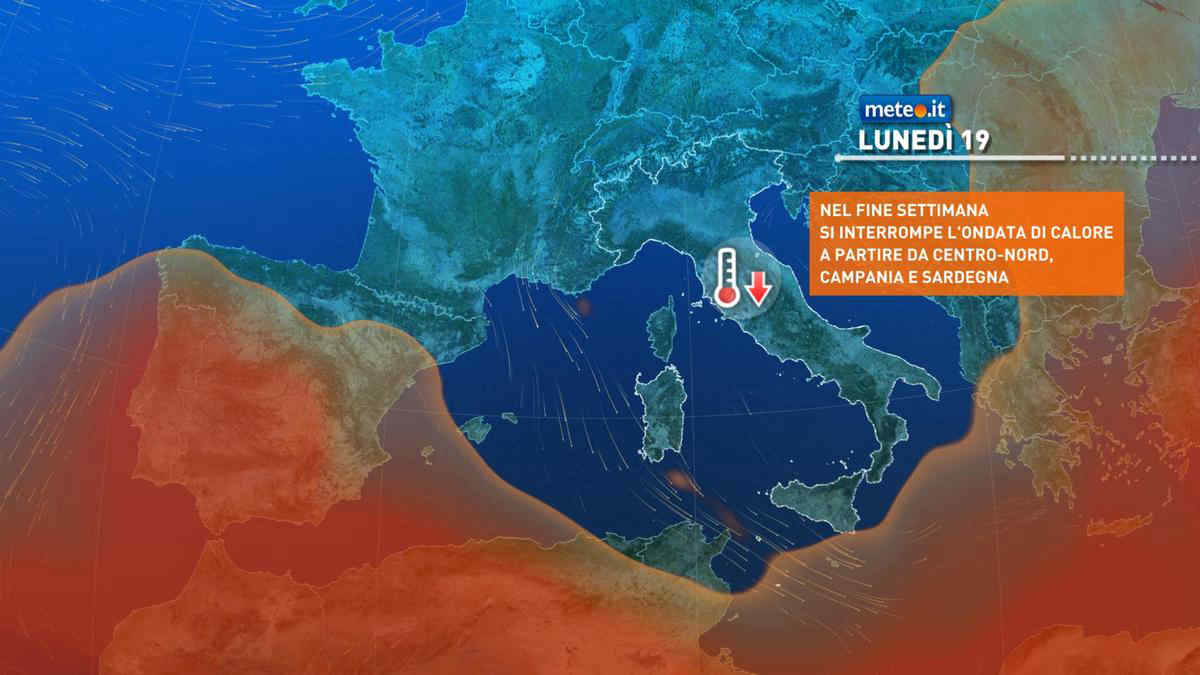 Meteo, 19 agosto ancora temporali e calo termico anche al Sud