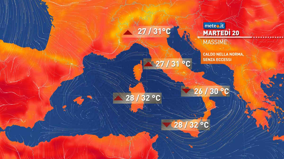 Meteo 20 agosto: ancora temporali, poi torna l'anticiclone. Le previsioni nei dettagli