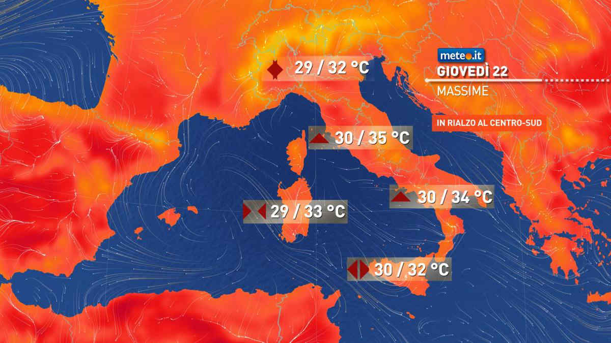 Meteo, caldo in aumento: da venerdì 23 nuova ondata di calore