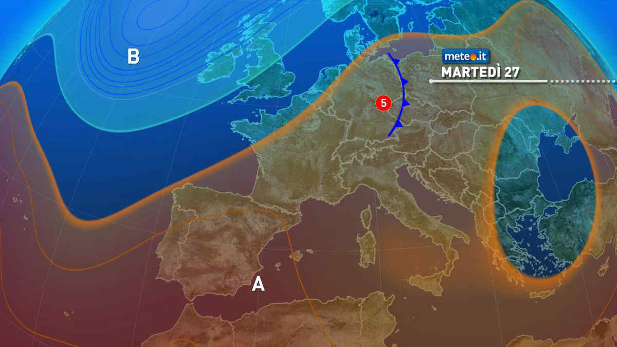 Meteo: tra martedì 27 e mercoledì 28 forti temporali anche al Sud. I dettagli